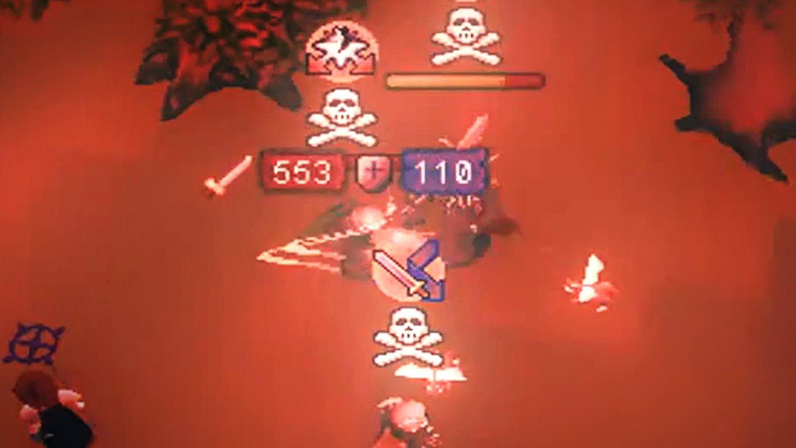 A 553 hit landing during a Wilderness fight