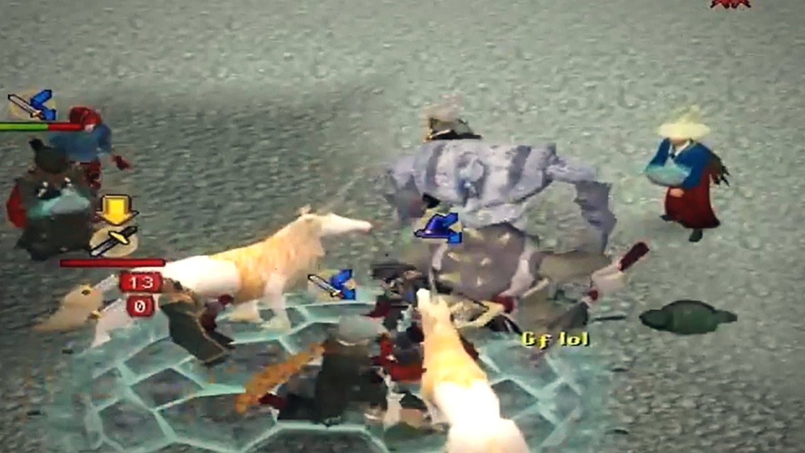 A fight in Fist of Guthix